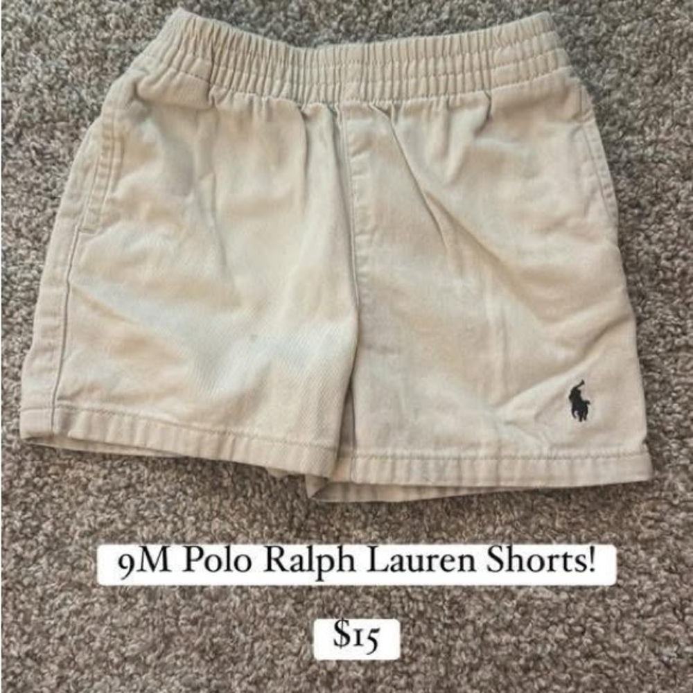 Polo by Ralph Lauren Cream Kids Casual Shorts
